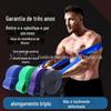 Treinador Fitness com Elástico para Músculos Abdominais, Homens e Mulheres, Abertura nos Ombros, Costas Bonitas, Banda de Resistência, Anti-Ruptura, Espessado, Alongamento, Abertura nas Costas