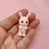 Pendente Keychain Brincos Pingente para Bolsa Gato Fofo Cartoon Tridimensional Resina Flocagem DIY Feito à Mão