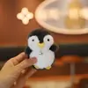 Chaveiro Criativo e Fofo de Animal de Pelúcia, Boneco Simulador de Pinguim e Gatinho, Pingente de Mochila, Pequeno Presente Atacado