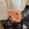 Bolso bandolera Primavera 2025 Retro Moderno Moda Bolso de hombro Cadena Cierre de hebilla Personalizado Motocicleta Moda Pequeño Bolso cuadrado