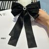 Accesorios para el cabello con lazo grande de Corea del Sur, elegantes horquillas con clip superior para damas, sencillas y combinables, tocados para chicas Mori, horquillas con clip de resorte
