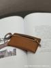 Llavero de Cuero Vacuno de Primera Capa Tc Bolsa de Almacenamiento para Llaves y Tarjetas de Acceso de Cuero Genuino Monedero Bolsa para Llaves de Coche