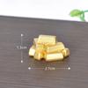 Micro-paisagem fortune rolling lingote de prata árvore do dinheiro cabaça diy ano novo decorações douradas acessórios enfeites de feriado