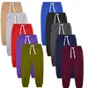 Novedad Otoño Pantalones Deportivos Jogger para Niños Estilo Europeo y Americano 2026 Color Sólido Versión Lisa para Niños Mayores Pantalones Largos de Felpa Pantalones Deportivos