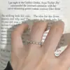 Anel Lost Galaxy All-Over Banhado a Ouro 18K Prata Esterlina 925 com Zircônia Diamantada Estrela Incrustada para Mulheres Estilo Japonês Simples Acessível de Luxo Extremamente Fino