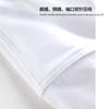Camiseta deportiva básica de manga corta para hombre, de algodón de fibra larga, suave, holgada, sencilla, blanca y negra, informal, para negocios.