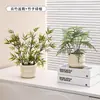 Plantas Verdes Artificiales, Flores Falsas, Flores Artificiales, Plantas Pequeñas de Escritorio en Maceta, Adornos Decorativos, Estanterías, Plantas Verdes Artificiales, Accesorios de Fotografía