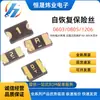 Fusible Auto-Recuperable de Parche 1206/0805/0603 SMD 0.5A/1A/2A/2.6/500mA/2600
