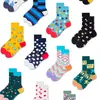 Calcetines Jacquard con Logo Personalizado de Fábrica Moda Callejera Marca de Tendencia Europea y Americana Bordado de Logo Algodón Puro Pequeño Individual Calcetines Personalizados