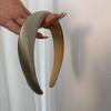 Diadema con horquilla fresca de estilo coreano para mujer, diadema de ala ancha de alta gama, sencilla y elegante, con parte superior de cráneo alto, joyería 2023