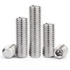 Fabricante Original Acero Inoxidable 201 Din913 Tornillo Prisionero de Cabeza Hexagonal M2-M16 Punta Plana Tornillo de Máquina