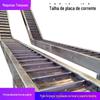 Fabricante Fornece Elevador de Corrente de Placas de Alimentação, Transportador Pequeno de Corrente de Placas de Subida, Linha de Corrente de Placas Alimentícias