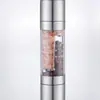Moedor de Pimenta Preto e Branco Duas Cabeças Duas em Um Alimento Suplementar Doméstico Aço Inoxidável Manual Pequeno Sal Marinho Pimenta Frasco de Moagem