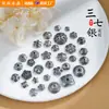 Accesorios de plata antigua, portacuentas, portaflores, tapas para cuentas, separadores de cuentas, almohadillas, accesorios para pulseras de cristal para manualidades, plata 99.9%