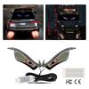 Nueva Luz Decorativa Dinámica Ojo de Diablo 11 Modos USB para Coche Luz LED Modificada Decoración Ojo Grande Kazilan