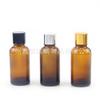 Em estoque e entrega rápida 5-200ml marrom essência óleo garrafa marrom vidro marrom líquido conta-gotas cosméticos sub-engarrafamento