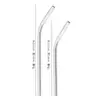 Pajilla de acero inoxidable 304 al por mayor 12/16cm pajilla para té de leche cóctel pajilla recta curva para bebida de jugo casera