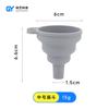 Funil dobrável de silicone de grau alimentício funil pequeno portátil funil grande para escorrer vinho cozinha multiuso grande diâmetro escorredor de óleo despejador de óleo