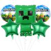 Desenho animado My World Balloon Suit trabalho duro com medo de jogos periféricos layout de festa de aniversário infantil balão de filme de alumínio