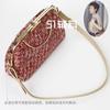 Bolso nuevo de tres compartimentos con bolsa de aire versión Taiwán piel PU para mujer de un hombro de mano de muñeca de mano accesorios DIY accesorios