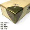 23,26,28mm Protector de Esquina Triangular Grande Caja de Herramientas Esquina Anticolisión Accesorios para Manualidades Caja de Vino Accesorios para Caja de Madera