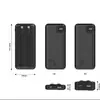 Carregador Portátil Power Bank 10000 mAh 22,5W Carga Super Rápida Display Digital Mini Portátil Leve e Fino Logo