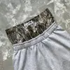 Pantalones Cortos Dobles Transfronterizos Europeos y Americanos Nuevos de Otoño e Invierno Estilo Ins High Street Americano Mismo Estilo Pantalones Cortos de Moda Personalizados