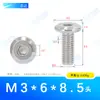 Parafusos para Máquina de Aço Inoxidável 304 Sextavado Chanfrado M1.6~M8 Padrão Nacional Sextavado de Borda Chanfrada Parafusos para Móveis
