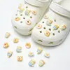 Buraco sapatos acessórios de alta qualidade ervilhas sapatos sapatos flor decorativo fivela diy acessórios jóias chinelos fivela removível sapato fivela
