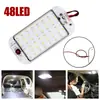 Carcasa de cristal brillante ultradelgada LED camión triciclo compartimento luz interior 12-60 Voltios coche luz de lectura modificada