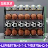 Rack de Armazenamento de Basquete Rack de Armazenamento de Bolas para Jardim de Infância Rack de Bolas para Ginástica de Crianças Escolares Futebol Basquete Vôlei