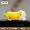 Bonita Pantalla Decorativa de Ganso Blanco Grande Figura Acostada Regalo Sanador para Escritorio de Oficina Cumpleaños de Mejor Amigo