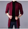 Suministro de fábrica una generación de cárdigan fino para hombre joven primavera y otoño camiseta interior abrigo de punto suéter de color liso