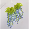 Brincos de Franja com Flores Coloridas Contrastantes Estilo Mori Dama Gentil Brincos Pastorais Femininos Brincos Novos