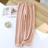 Pantalones de Vellón Coral para Mujeres Embarazadas Otoño e Invierno Ajustables Pre y Postproducción Pantalones de Pijama para el Hogar Pantalones de Franela Gruesos de Invierno para Mujeres Embarazadas