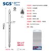 SGS acero de aleación s2 de alta gama níquel perla antioxidante magnético fuerte doble cruz PH2 alto torque grado industrial cabezal de lote