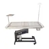 Mesa Cirúrgica para Pets em Aço Inoxidável 304, Mesa de Tratamento para Gatos e Cachorros, Mesa de Esterilização e Dissecação, Mesa com Controle Elétrico de Temperatura para Hospital Veterinário