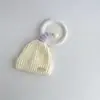 Chapéu de Lã Tricotado Urso de Inverno, Chapéu Quente e Fofo com Proteção para Orelhas à Prova de Frio, Chapéu de Tricô Acolchoado Estilo Coreano para Homens, Mulheres e Crianças