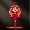 Decoración Alegría de Moverse Carácter Fu Decoración para Casa Nueva Adornos Colgantes Suministros para Ceremonia de Mudanza Colgante para Puerta de Entrada