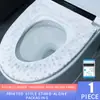 Versión Inglesa Transfronteriza Funda Desechable de Tela No Tejida para Asiento de Inodoro Pieza Única para Hogar, Hotel y Suministros de Viaje