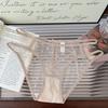 Noche persistente ~ Ropa interior sexy de encaje japonés para niñas, malla pura transparente hueca de talle bajo para damas
