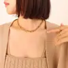 Joias Novas Estilo Ins Europeu e Americano, Moda Hip-Hop, Design de Nicho, Colar com Fivela em Forma de U, Pulseira, Conjunto de Joias, Acessórios