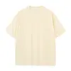 Camiseta de manga corta de algodón puro de alta calidad, estilo moderno, hilo doble pesado, talla asiática transfronteriza, hombros caídos, 100% algodón, lisa, venta al por mayor