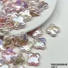 Perla de Imitación Ding Yi Luna Fría Chapado Irregular Bicolor Barroco Rosa Claro Serie Cuentas Sueltas con Agujero para Pulsera DIY