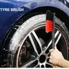 Escova de Pneu Bicolor Mais Vendida da Amazon Ferramenta de Limpeza de Carro Cerdas Macias Não Danificam a Pintura