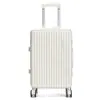 Maleta de aluminio de 26 pulgadas maleta de viaje de 20 pulgadas ruedas universales estudiante maleta resistente duradera maleta con asa extensible de 24 pulgadas