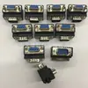 Adaptador VGA macho a hembra en ángulo de 90 grados