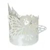 Abajur de papel dourado transfronteiriço, luminária de papel esculpido flor borboleta tridimensional, atmosfera festiva vela eletrônica renda de papel em estoque