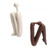 Adornos modernos minimalistas de figuras de tiempo modelo de habitación sala de estar porche mueble de TV arte para el hogar atuendo suave una generación de cabello