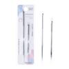 Kit de Agulhas para Espinhas Lmltop em Aço Inoxidável, Ferramenta de Dupla Ponta e Duplo Propósito para Remover Cravos e Espremer Espinhas E097